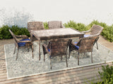 Cambridge 7-Piece Outdoor Wicker Dining Set