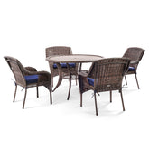 Cambridge 5-Piece Outdoor Wicker Dining Set