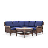 Cambridge 4-Piece Sectional Set With Coffee Table