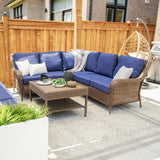 Cambridge 4-Piece Sectional Set With Coffee Table