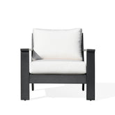 Magnolia Black Aluminum Club Chair with Sunbrella® Cushions
