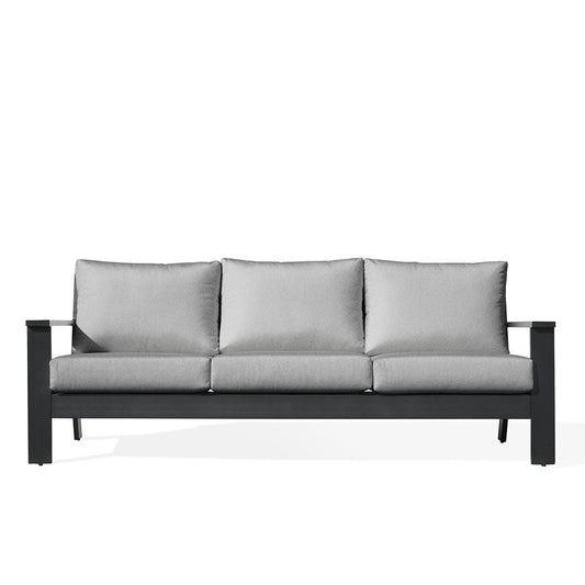Magnolia Black Aluminum Sofa with Sunbrella® Cushions