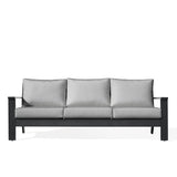 Magnolia Black Aluminum Sofa with Sunbrella® Cushions