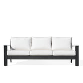 Magnolia Black Aluminum Sofa with Sunbrella® Cushions