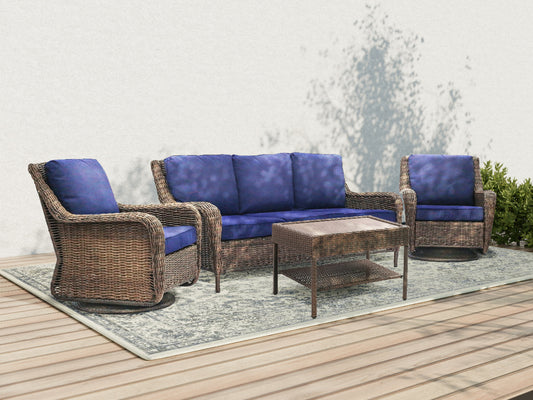 Cambridge Sofa Conversational with Swivel Chairs