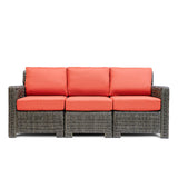 Laguna Point 4-Piece Wicker Outdoor Modular Conversational Set